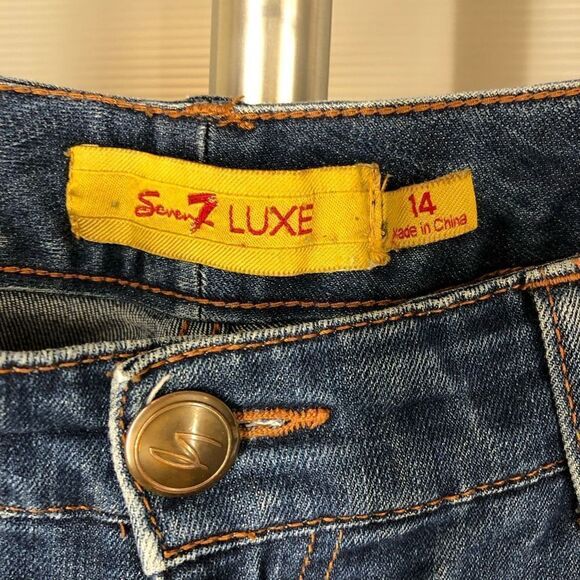 Seven7 LUXE Marabella Straight Denim Jean Sz 14‎ - Picture 6 of 8